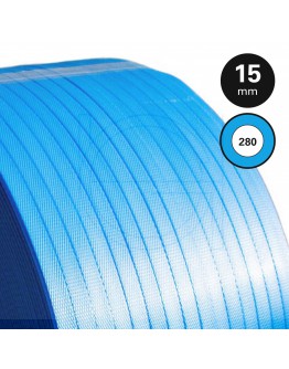 PP strapping 15/55 blue ø280mm