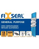 Metalen sluitzegels FIXSEAL open geprofileerd 13mm, 3000st. Omsnoeringsband