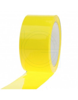 PP acrylic tape 50mm/66m Yellow Low-noise