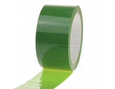 PP acryl tape 50mm/66m Groen Low-noise Tape