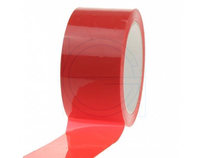 PP acryl tape 50mm/66m RED Low-noise