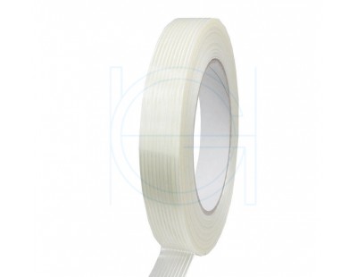 Filament tape 15mm/50m Lengte versterkt met glasvezel, hotmelt lijm