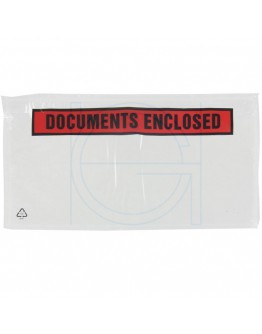 Paklijstenvelop "Documents enclosed" DL 1/3-A4 225x122mm 1.000 stuks