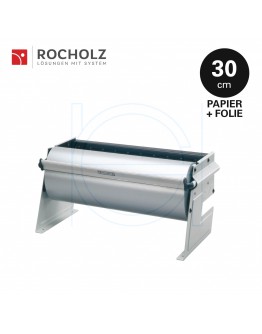 Rolhouder 30cm voor inpakpapier + cellofaanfolie, tafel / ondertafel, Rocholz ZAC