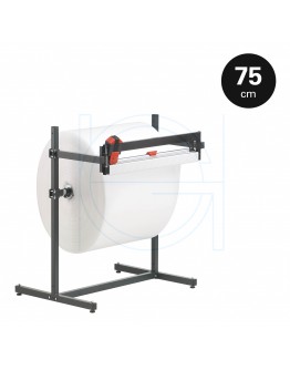 Roll dispenser 75cm for 1 rol, with cutting system