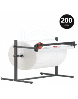 Roll dispenser 200cm for 1 rol, with cutting system