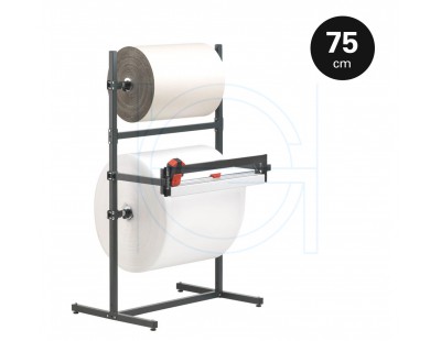Roll dispenser 75cm for 2 rolls, with 1 cutting system Dispensers 