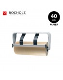 Roll dispenser H+R STANDARD undertable 40cm for paper STANDARD serie Hüdig + Rocholz