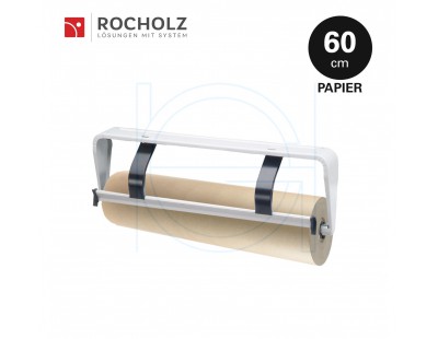 Rolhouder 60cm voor inpakpapier, ondertafelmodel Rocholz Standard  Dispensers en Afrollers