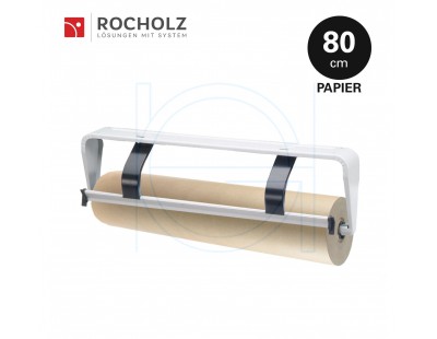 Roll dispenser H+R STANDARD undertable 80cm for paper STANDARD serie Hüdig + Rocholz