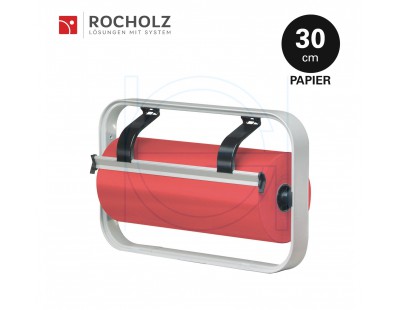 Roll dispenser H+R STANDARD frame 30cm for paper STANDARD serie Hüdig + Rocholz