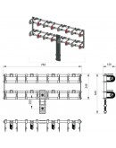 Vario adaptive ribbon dispenser for 8 rolls VARIO series Hudig + Rocholz