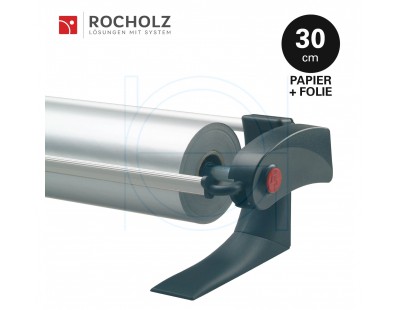 Rolhouder 30cm voor inpakpapier + cellofaanfolie, tafelmodel Rocholz Vario VARIO serie Rocholz rolhouders