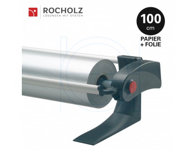 Rolhouder 100cm voor inpakpapier + cellofaanfolie, tafelmodel Rocholz Vario VARIO serie Rocholz rolhouders