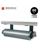 Rolhouder 60cm voor inpakpapier + cellofaanfolie, Ondertafel Rocholz Vario VARIO serie Rocholz rolhouders