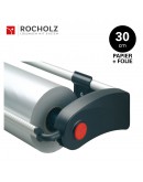 Rolhouder 30cm voor inpakpapier + cellofaanfolie, Wandmodel Rocholz Vario VARIO serie Rocholz rolhouders