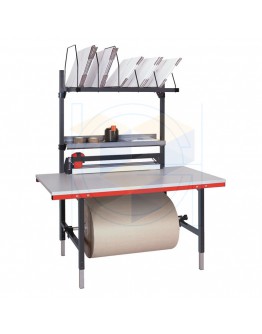 Packing table SYSTEM 1600 with add-on cutter.