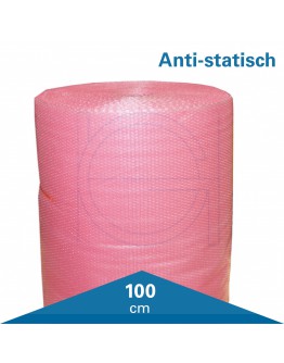 Luchtkussenfolie Anti-statisch roze 100cm/100m