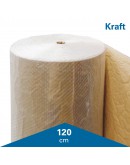 Luchtkussenfolie Kraftpapier 120cm/100m Productbescherming