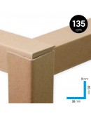Cardboard corner profiles  ECO, 135 cm - 100pcs Protective materials