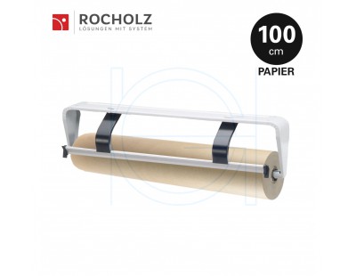 Rolhouder 100cm voor inpakpapier, ondertafelmodel Rocholz Standard  STANDARD serie Rocholz rolhouders