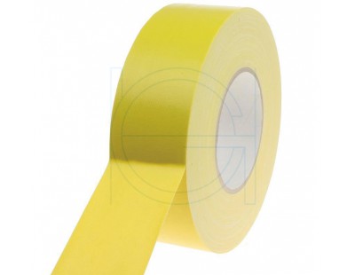Duct tape Pro Gaffer Lijmrestvrij Geel 50mm/50m  Tape 