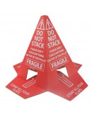 Pallet cone "Do not stack" Adhesive Cardboard edge protection