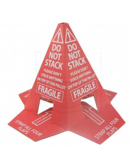 Pallet cone "Do not stack" Adhesive