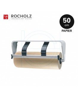Rolhouder 50cm voor inpakpapier, ondertafelmodel Rocholz Standard