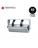 Rolhouder 40cm voor inpakpapier + cellofaanfolie, ondertafelmodel Rocholz Standard  STANDARD serie Hüdig+Rocholz
