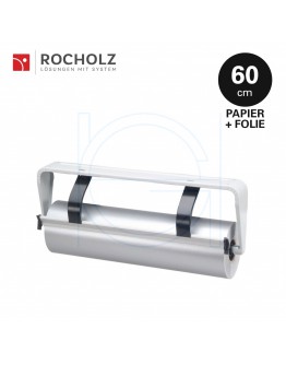 Rolhouder 60cm voor inpakpapier + cellofaanfolie, ondertafelmodel Rocholz Standard