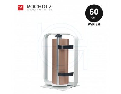 Roll Dispenser H+R STANDARD Vertical 60cm For Paper STANDARD serie Hüdig + Rocholz