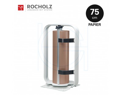 Roll Dispenser H+R STANDARD Vertical 75cm For Paper STANDARD serie Hüdig + Rocholz