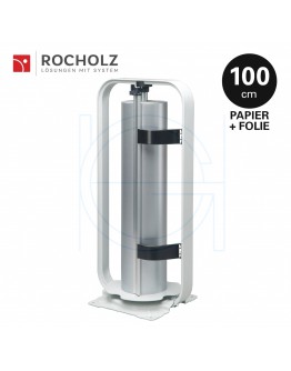 Rolhouder 100cm voor inpakpapier + cellofaanfolie, verticaal Rocholz Standard