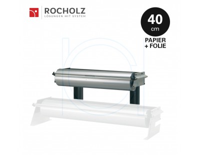 Rolhouder 40cm voor inpakpapier + cellofaanfolie, bovendeel Rocholz ZAC ZAC serie Rocholz rolhouders