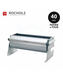 Rolhouder 40cm voor inpakpapier + cellofaanfolie, tafel / ondertafel, Rocholz ZAC