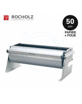 Rolhouder 50cm voor inpakpapier + cellofaanfolie, tafel / ondertafel, Rocholz ZAC