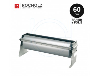 Roll dispenser 60cm H+R ZAC table/undertable for paper+film ZAC series Hüdig + Rocholz 
