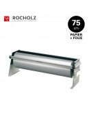 Rolhouder 75cm voor inpakpapier + cellofaanfolie, tafel / ondertafel, Rocholz ZAC ZAC serie Rocholz rolhouders
