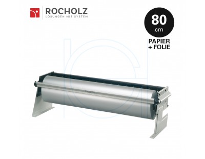 Rolhouder 80cm voor inpakpapier + cellofaanfolie, tafel / ondertafel, Rocholz ZAC ZAC serie Rocholz rolhouders