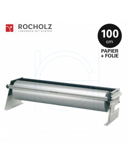 Rolhouder 100cm voor inpakpapier + cellofaanfolie, tafel / ondertafel, Rocholz ZAC