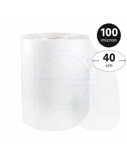 Tube film role 100µ, 40cm x 135m roll
