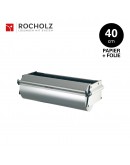 ZAC, wall dispenser, roll width 40 cm, serrated tear bar ZAC series Hüdig + Rocholz 