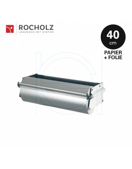 ZAC, wall dispenser, roll width 40 cm, serrated tear bar