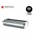 Rolhouder 60cm voor inpakpapier + cellofaanfolie, wandmodel Rocholz ZAC ZAC serie Rocholz rolhouders