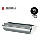 Rolhouder 75cm voor inpakpapier + cellofaanfolie, wandmodel Rocholz ZAC ZAC serie Rocholz rolhouders