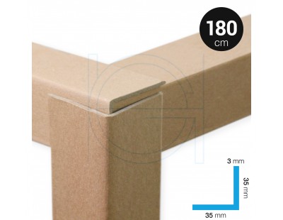 Cardboard corner profiles  ECO, 150cm - 100pcs Protective materials