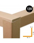 Cardboard corner profiles  ECO 45mm x 120 cm - 100pcs Protective materials