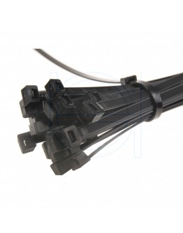 Black cable ties 200mm x 4,8mm zwart - 1000 pcs