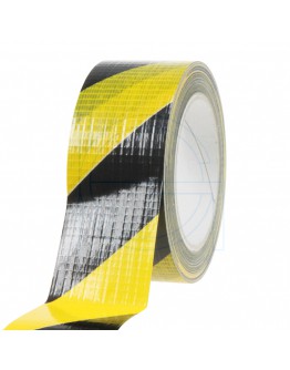 Floor marking tape DUCT yellow/black 50mm/33m